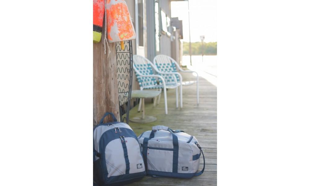 Silver Spinnaker Daypack with duffel