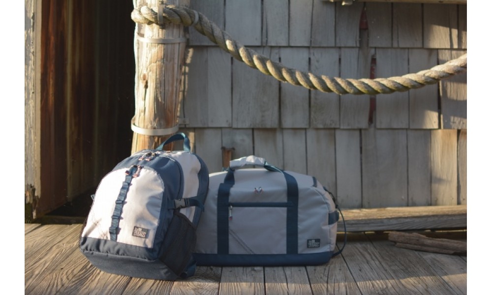Silver Spinnaker Daypack with duffel